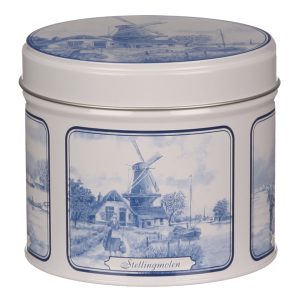 12% Butter Syrup Wafers in Delft Tin